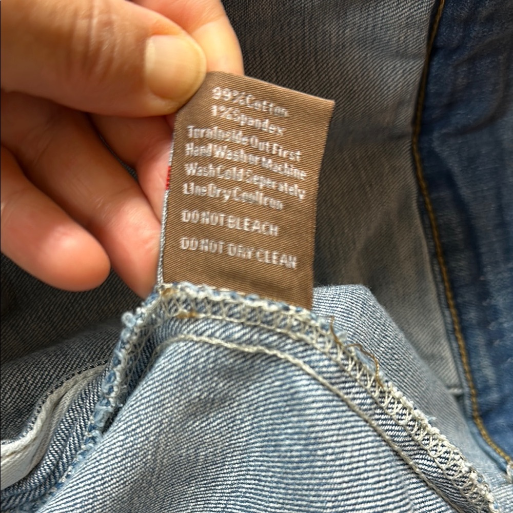 Crysp Denim Jacket With Patchwork Large - image 6